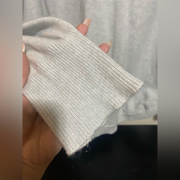 Time & Tru Turtleneck light Grey Sweater- size xl - Picture 7 of 8